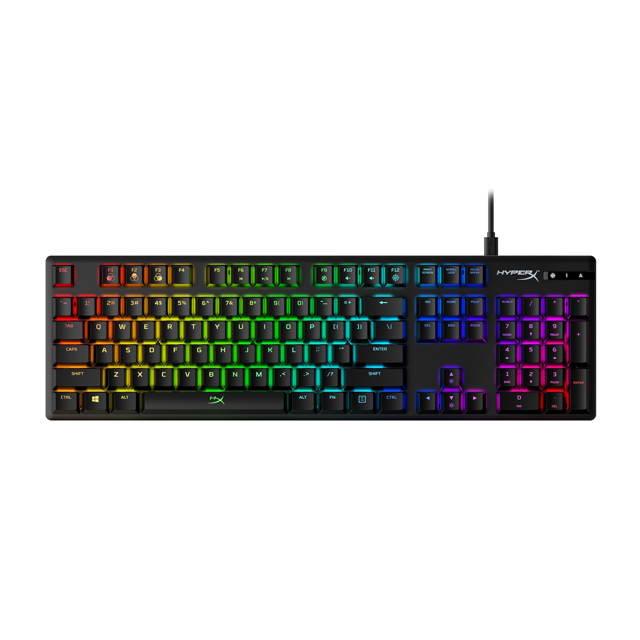 Picture of HyperX Alloy HX-KB6RDX-US Origins RGB Mechanical Gaming Keyboard